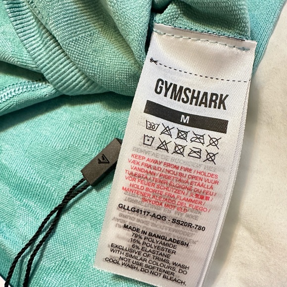 GYMSHARK-  ADAPT CAMO SEAMLESS LEGGINGS -
AQUA GREEN (MEDIUM) - Picture 3 of 5